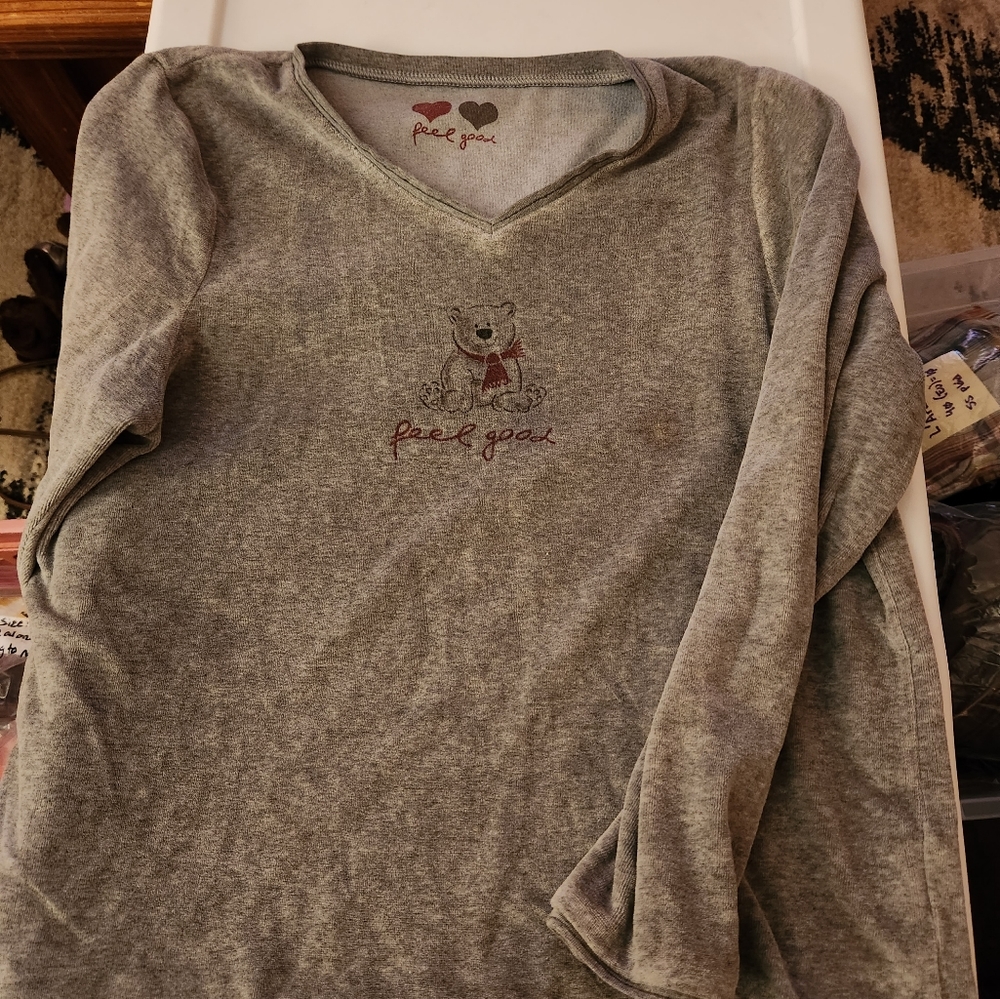 Feel good sweatshirt velvety